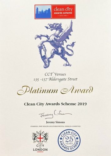 Clean City Certificate