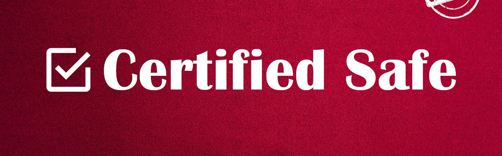 Certified Safe Venue with a Trio of Accreditations