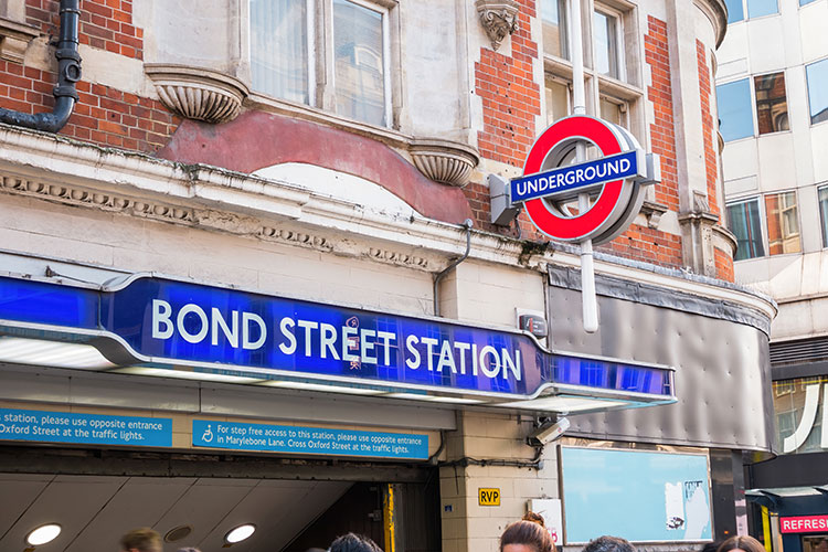 bond street tube station
