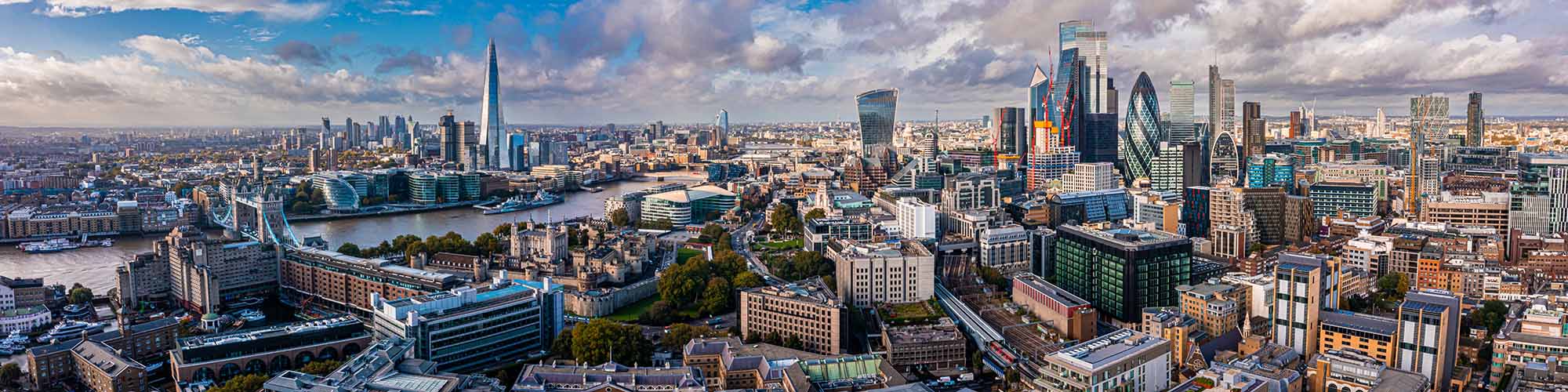 London skyline.