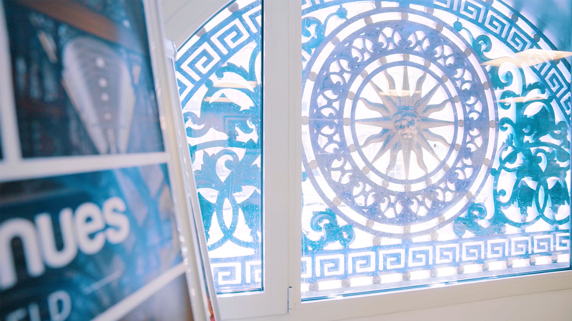 Closeup shot of window